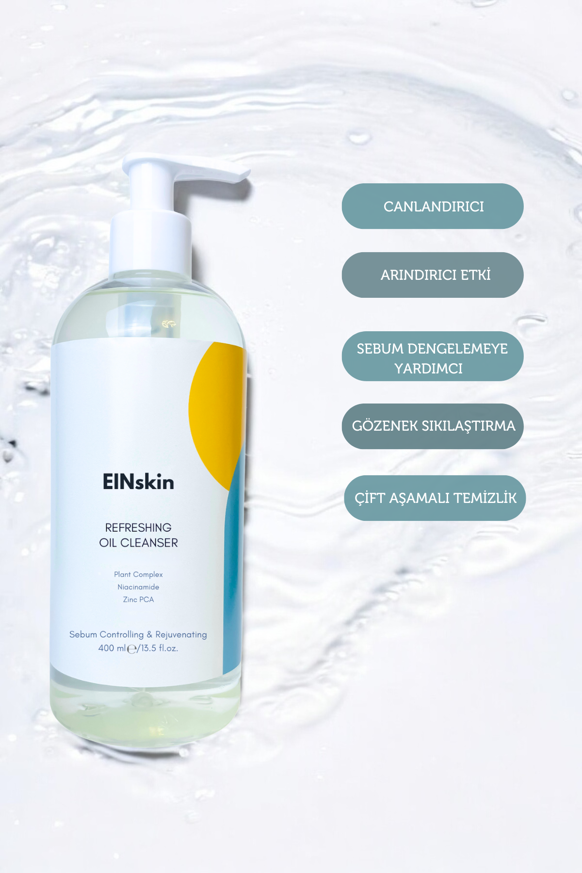 Refreshing Oil Cleanser - Canlandırıcı Cilt Temizleme Yağı 400 Ml