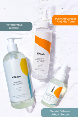 LEKE KARŞITI ARBUTİN SERUM 30 ML + ARINDIRICI AHA GLİKOLİK ASİT TONİK 200 ML + CANLANDIRICI TEMİZLEME YAĞI 400 ML - ÜÇLÜ SET